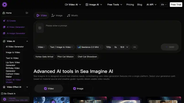 Sea Imagine AI: Image generation & design