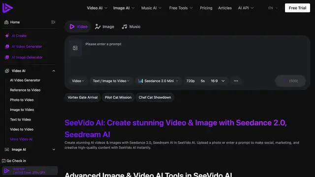 SeeVido AI: Video creation & storytelling