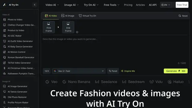 Virtual Try On AI: Product marketing, fashion & 3D